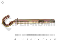 Анкер с крюком м8 10х100 (5шт)