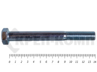 Болты DIN 931, с неполной резьбой, цинк, 16х140 мм, пр.8.8 (25 кг/97)