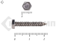 Саморез с шестигранной головой Нержавейка DIN7976 А2 3,9х22 "МОСКРЕП" (1000шт)