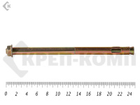 Анкерный болт с гайкой 12х250 (3шт)