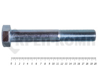 Болты DIN 931, с неполной резьбой, цинк, 36х200 мм, пр.8.8 (25 кг/12)