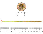 Саморез желтый цинк POZY 6х150 (5шт) – фото