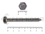 Купить саморез шестигранный нержавейка (din7976 а2)