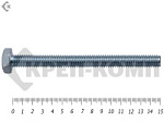 Болт полная резьба, цинк DIN933 6х150 пр.5,8 Фасовка (2,5кг/86) – фото