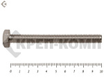 Болты с полной резьбой, нержавеющие DIN933 А2 6х100 (100 шт) – фото