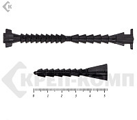 Дюбель пластиковый для газобетона, раскладной 6х52 (10шт)