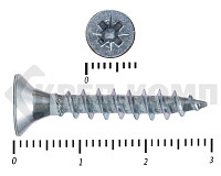 Саморез белый цинк POZY 4,5х30 (9000шт)